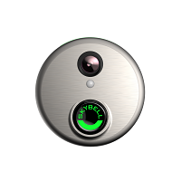 Round Nickel Video Door Bell Alarm